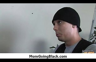 Black dick stuffed in my moms pussy 25