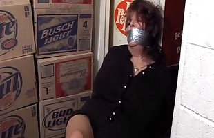 Bar owner DUCTTAPED