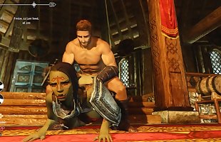 Sexy Skyrim- Orc Amazon knows how to please a man