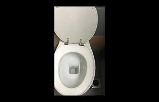 Farting At The Restaurant Toilet