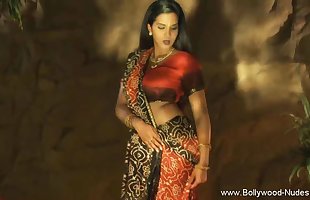 Brunette Bollywood Goddess Dances